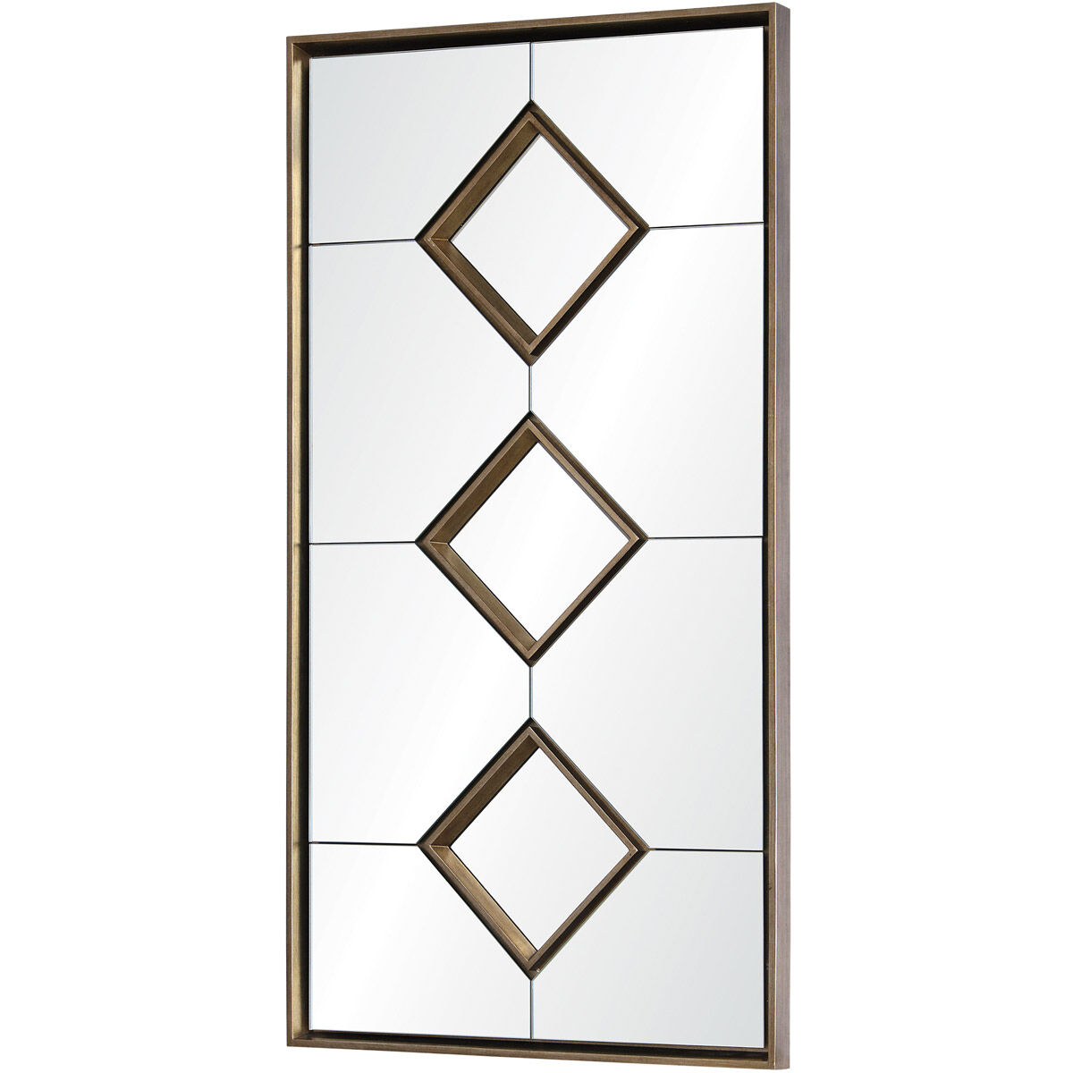 Paxton 60 X 32 inch Antique Silver Wall Mirror