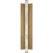 Rapper LED 2.5 inch Aged Brass ADA Wall Sconce Wall Light
