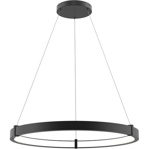 Mucci LED 32 inch Matte Black Pendant Ceiling Light