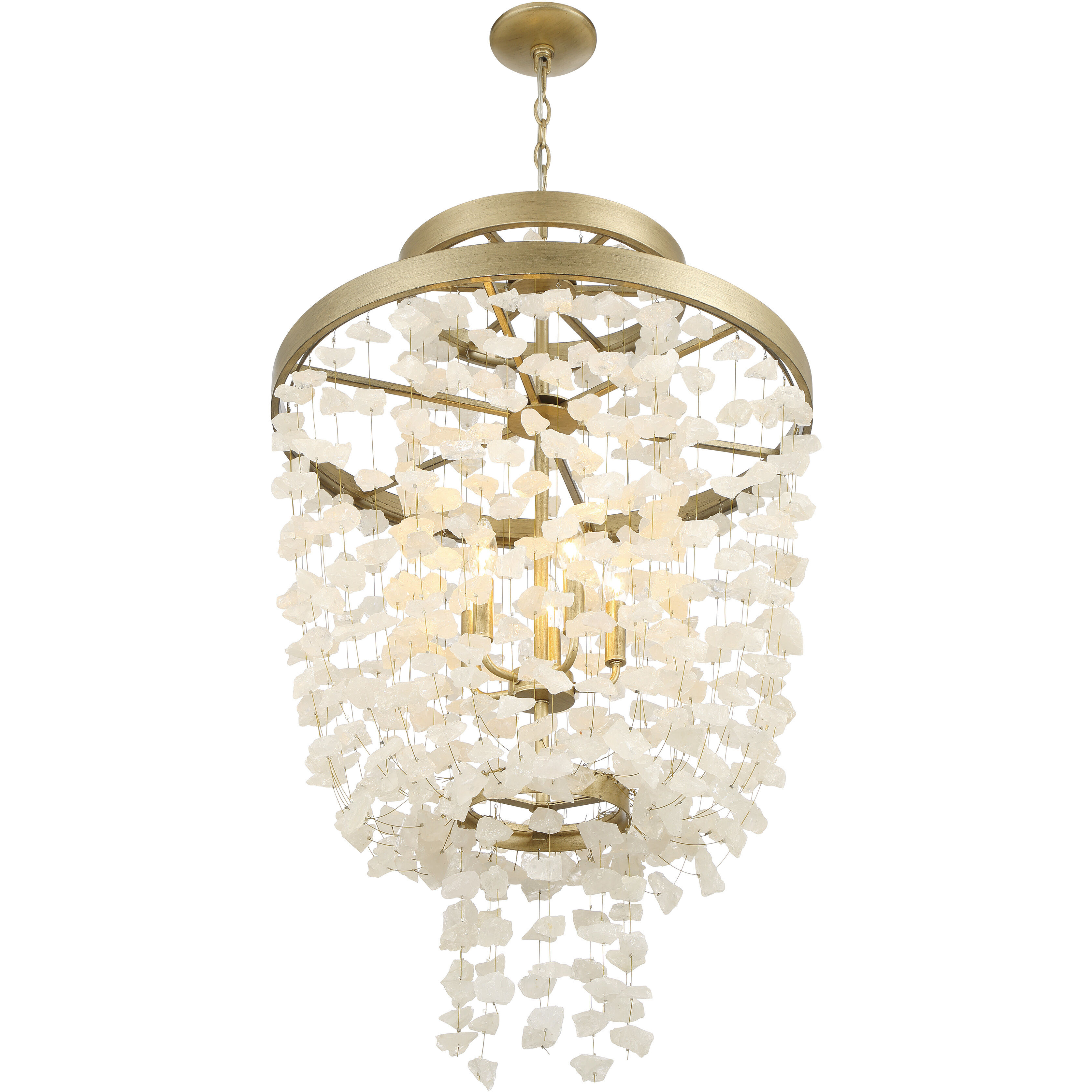 Stonybrook 5 Light 24 inch Havana Gold Pendant Ceiling Light