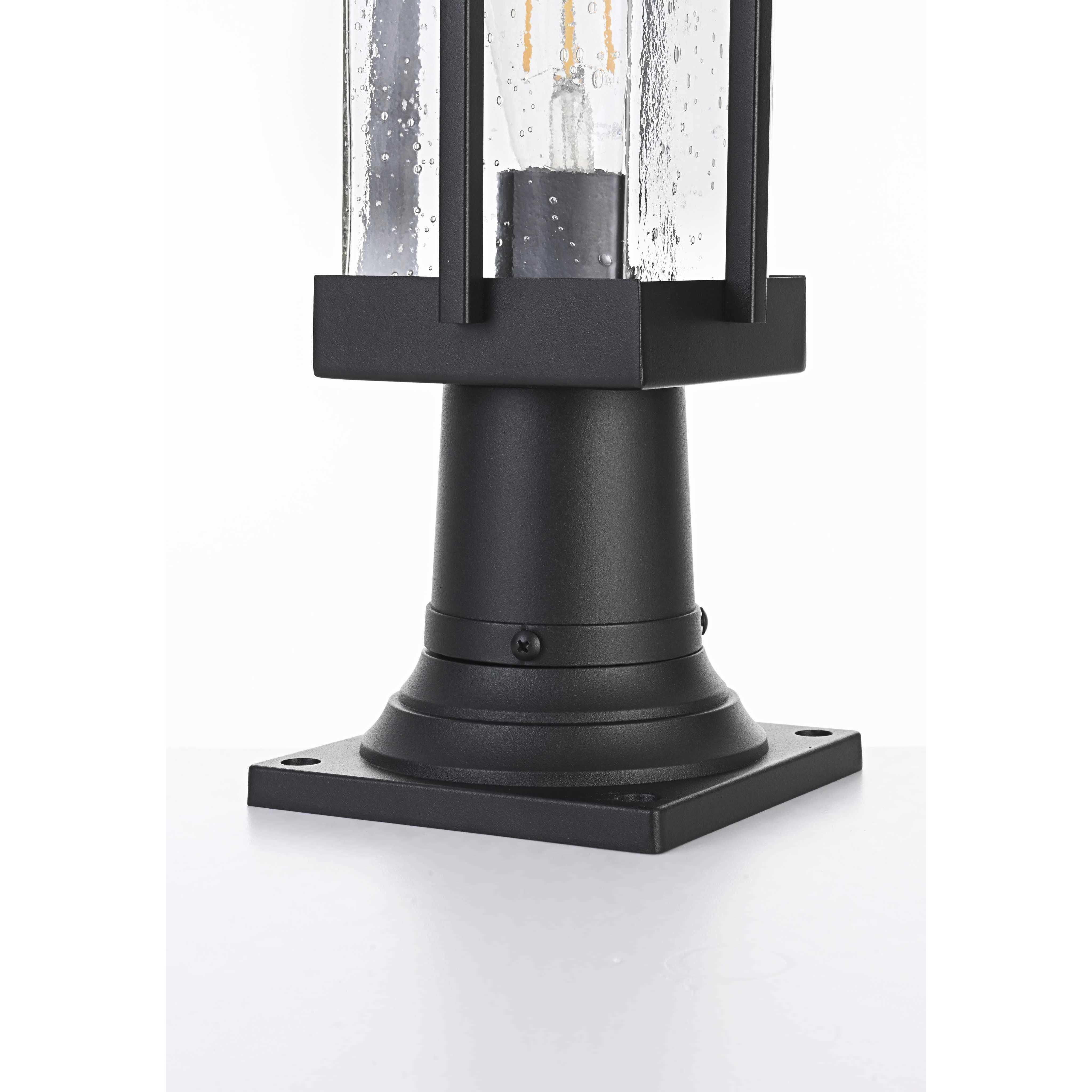 Livingston 1 Light 17 inch Black Outdoor Post Light