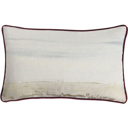 Amy 20 X 5 inch Multi - Beige and Brown Pillow