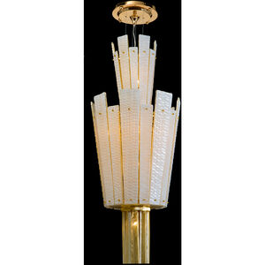 Mariner Luxury LED 18.5 inch Antique Gold Plated Pendant Ceiling Light