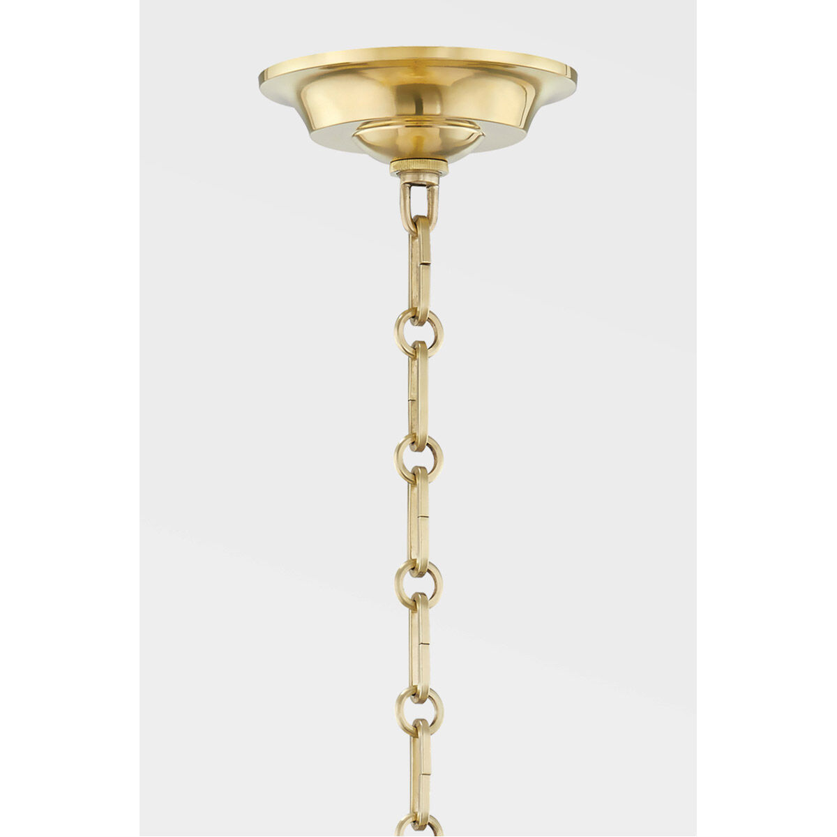 Sphere No. 3 1 Light 13 inch Aged Brass Pendant Ceiling Light, Small