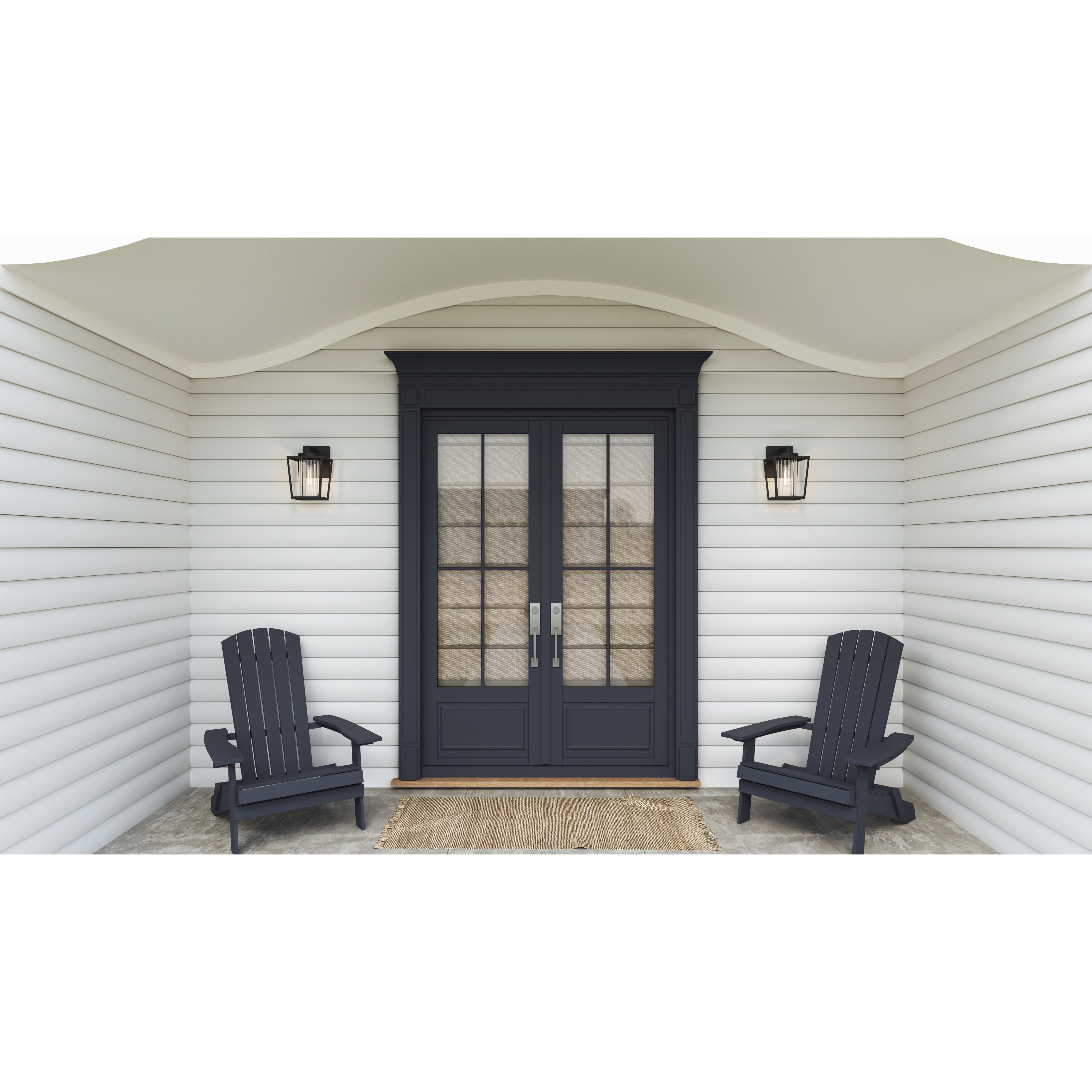 Jett 1 Light 10 inch Matte Black Outdoor Wall Lantern, Small