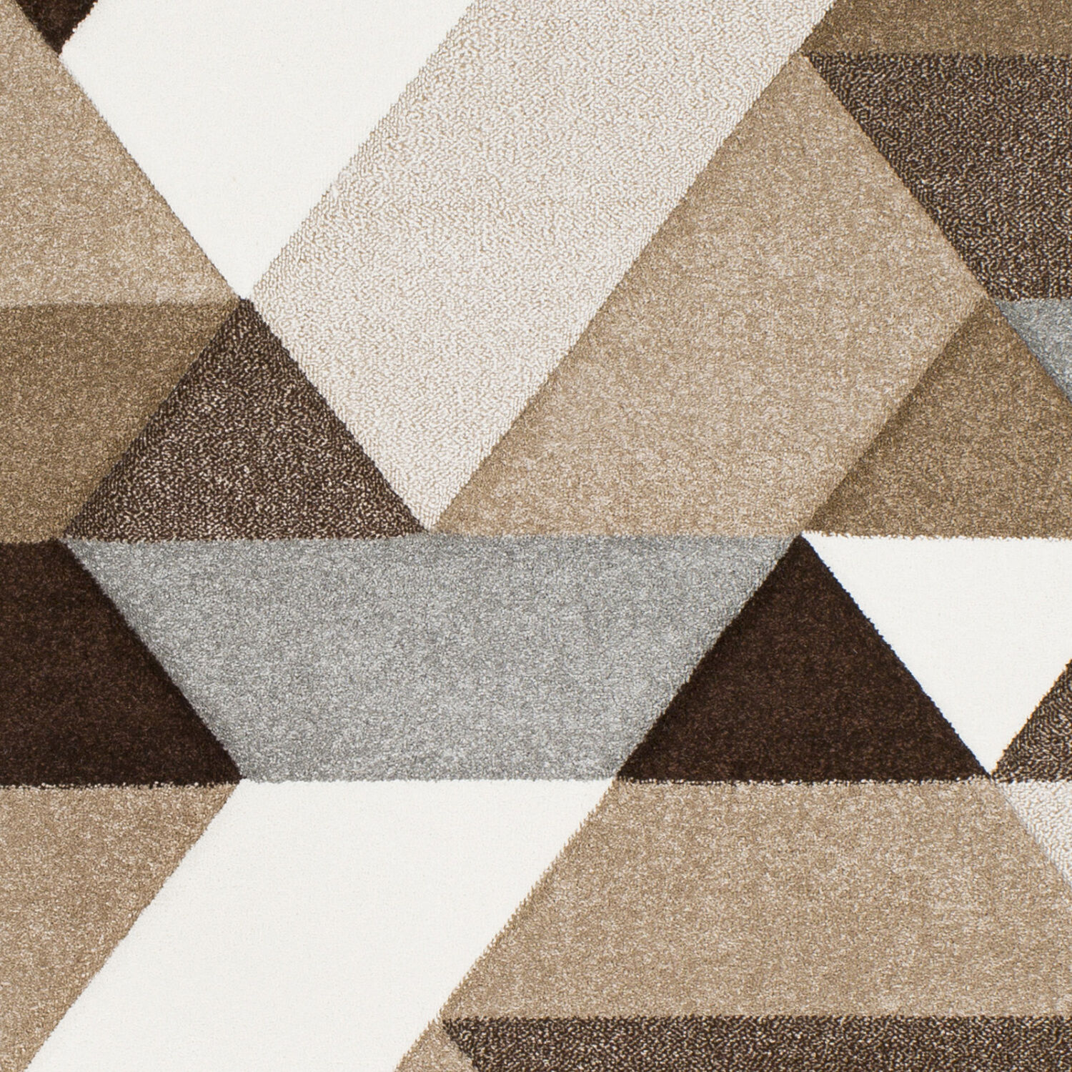 Santa Monica 122 X 94 inch Dark Brown/Ivory/Tan/Brown/Gray Machine Woven Rug, Rectangle