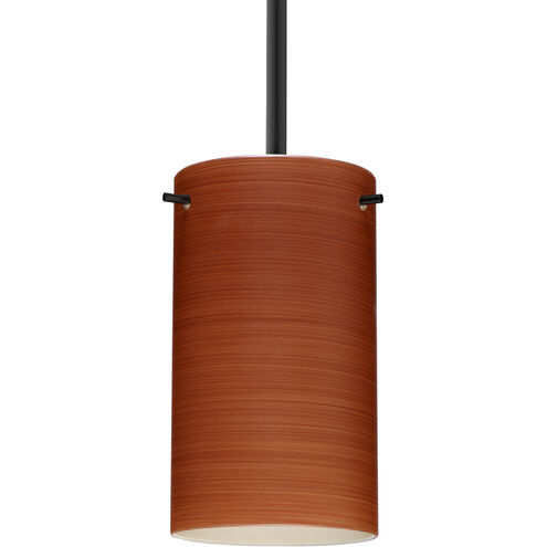 Stilo 7 LED Black Stem Pendant Ceiling Light
