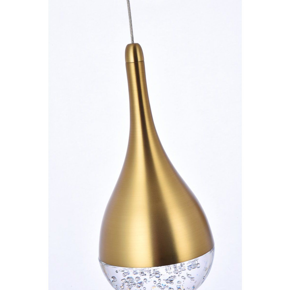 Amherst 5 Light 14.5 inch Satin Gold Pendant Ceiling Light
