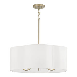 Sabine 6 Light 24 inch Matte Brass Pendant Ceiling Light