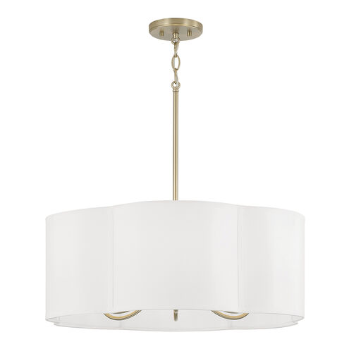 Sabine 6 Light 24 inch Matte Brass Pendant Ceiling Light