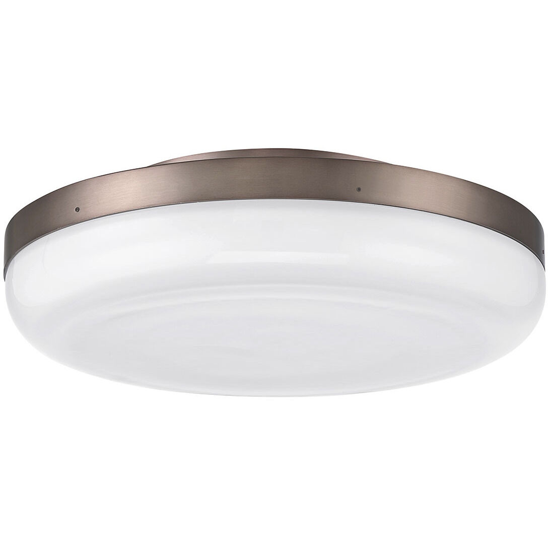 Harwel LED 18 inch Harlow Bronze Flush Mount Ceiling Light