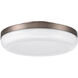 Harwel LED 18 inch Harlow Bronze Flush Mount Ceiling Light