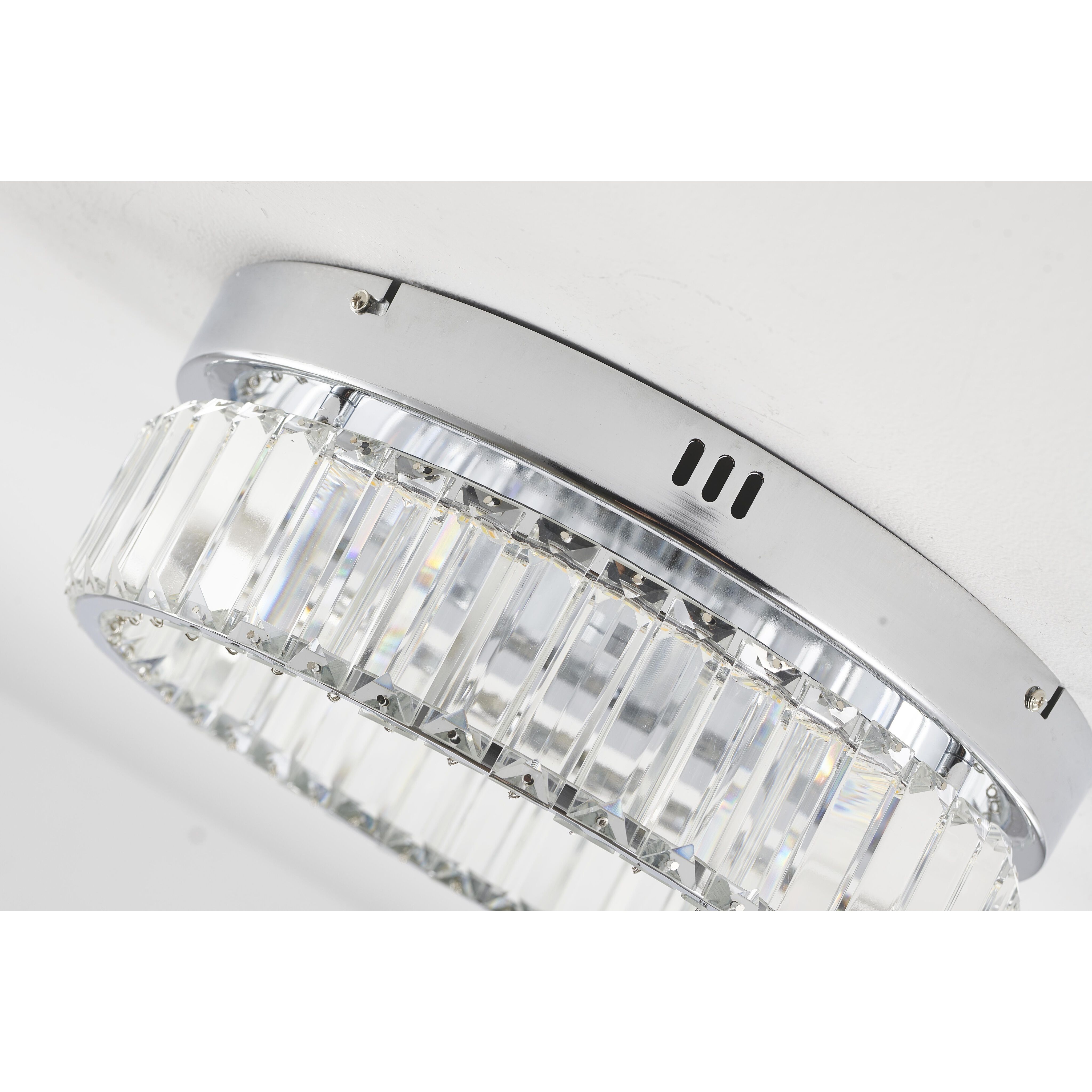 Canada LED 13.75 inch Chrome Flush Mount Ceiling Light