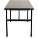 Algeron 66 X 28 inch Matte Black Desk