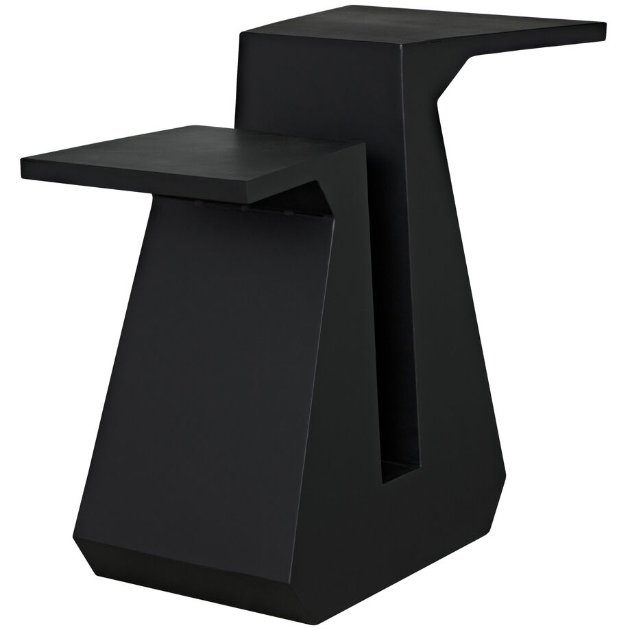 Gaston 30 X 25 inch Matte Black Console/Side Table