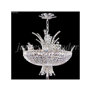 Eclipse Fashion 12 Light 26 inch Silver Crystal Chandelier Ceiling Light