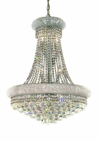 Primo 14 Light 24 inch Chrome Dining Chandelier Ceiling Light in Royal Cut