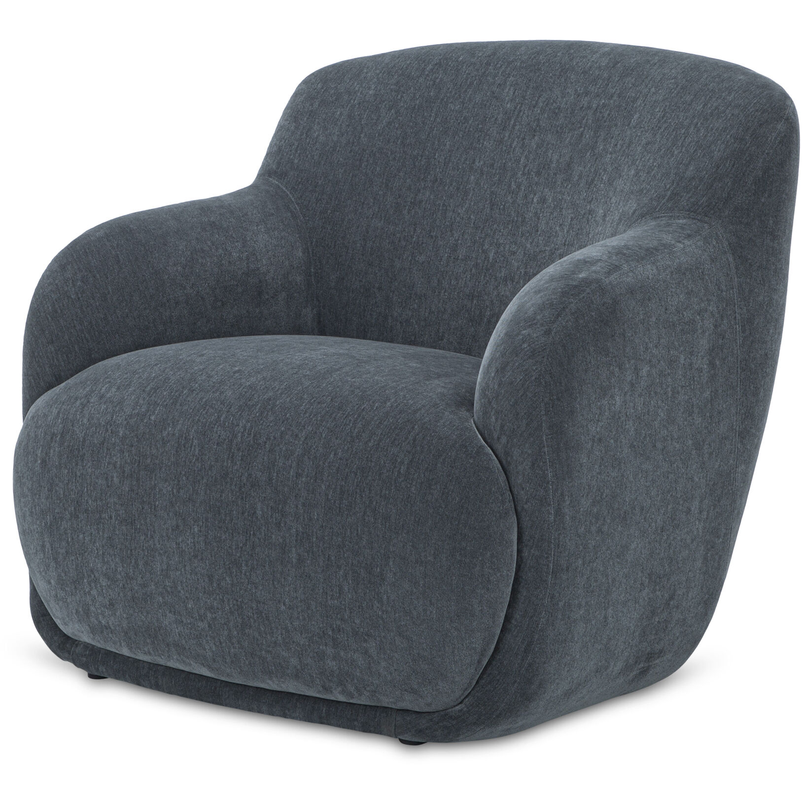 Stevie Dark Blue Lounge Chair