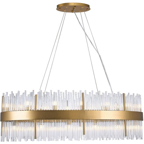 Canada 24 Light 20 inch Gold Chandelier Ceiling Light