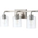 Greyson 3 Light 25 inch Brushed Nickel Vanity Light Wall Light
