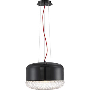 Corson 1 Light 14 inch Black Pendant Ceiling Light, Large
