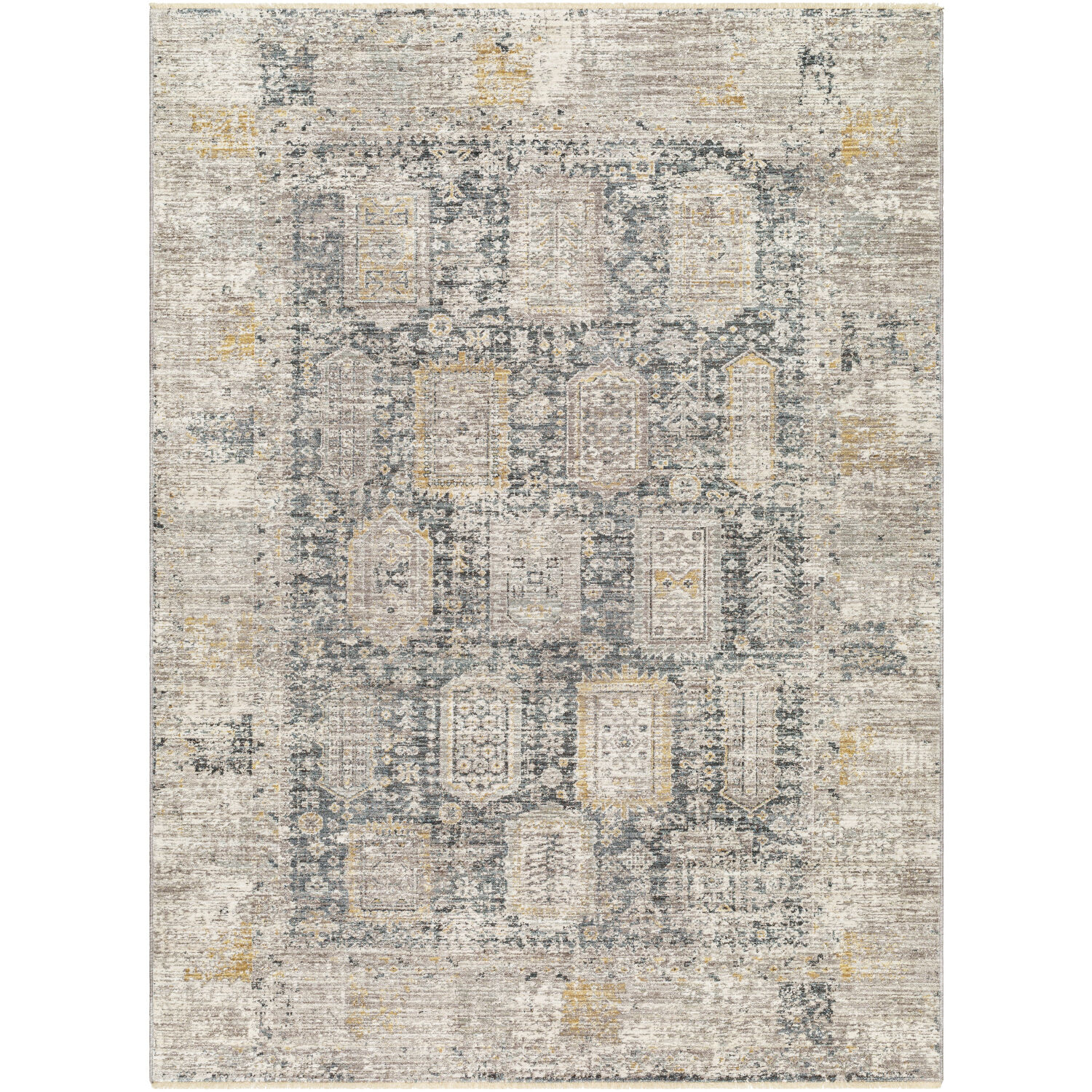 Carlisle 35 X 24 inch Dark Brown Rug, Rectangle