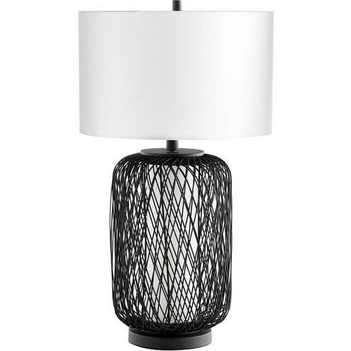 Nexus 29 inch 100.00 watt Pewter Table Lamp Portable Light