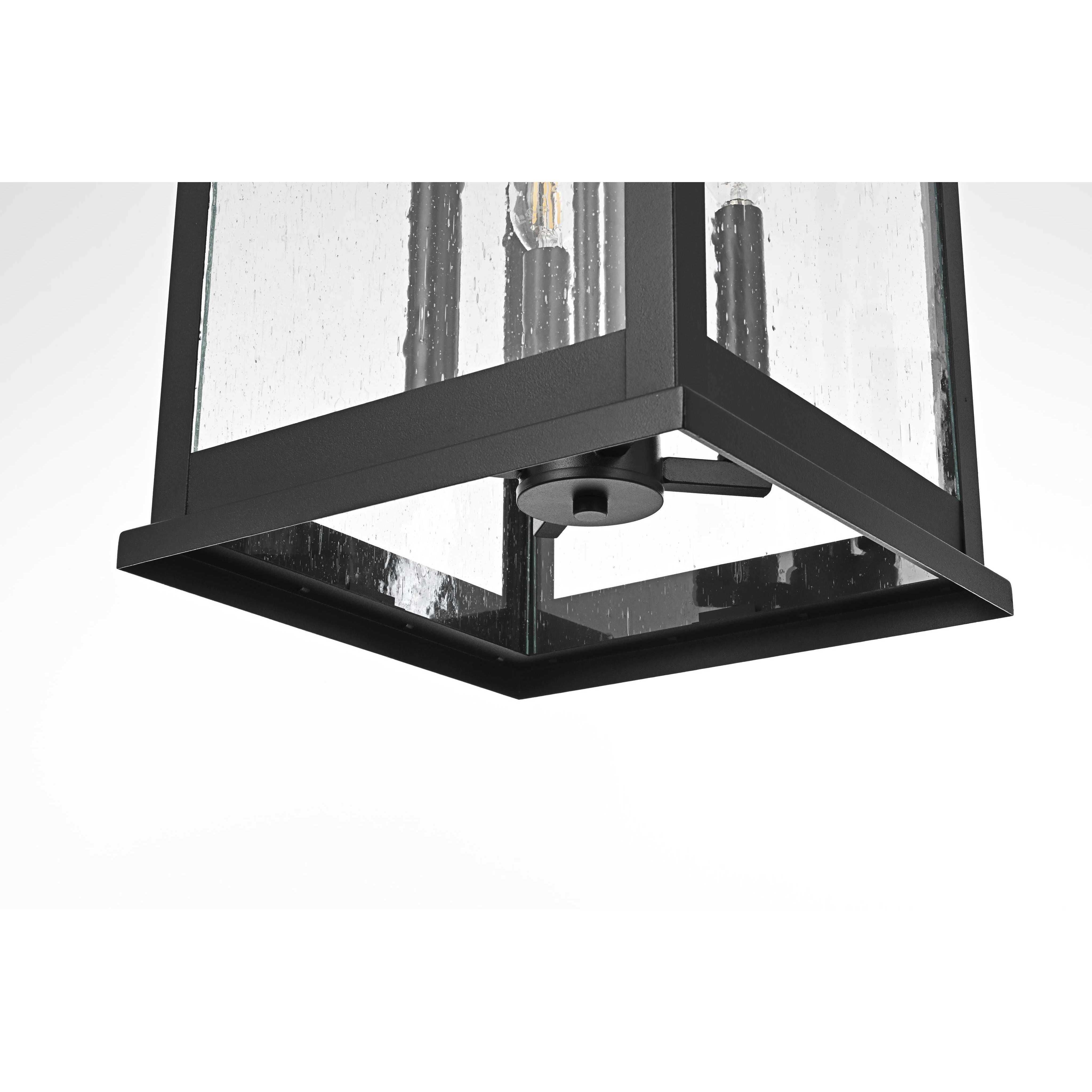 Ringgold 4 Light 22 inch Black Outdoor Wall Sconce