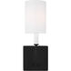 Greenwich 1 Light 5 inch Midnight Black Bath Vanity Wall Light