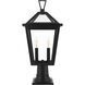 Frankford 2 Light 22 inch Black Outdoor Post Light