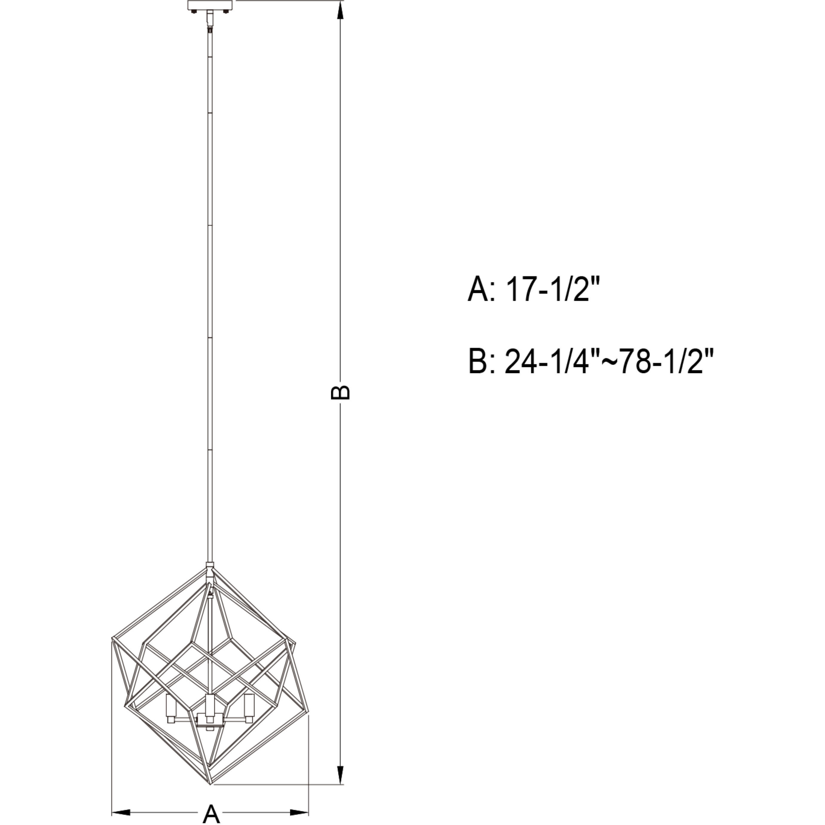 Rad LED 17.5 inch Black and Natural Brass Pendant Ceiling Light