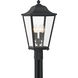Savannah 4 Light 22 inch Sand Coal Outdoor Post Mount, The Great Outdoors