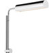 Satire 55 inch 10 watt Polished Nickel Floor Lamp Portable Light