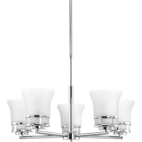 Read 5 Light 26 inch Polished Chrome Chandelier Ceiling Light