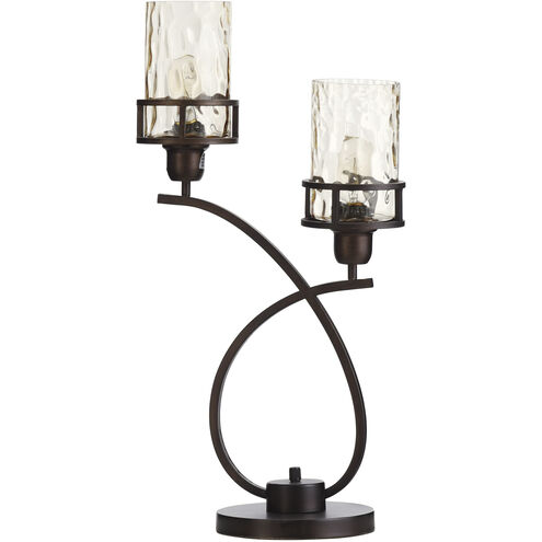 Signature 26 inch 40 watt Bronze Table Lamp Portable Light