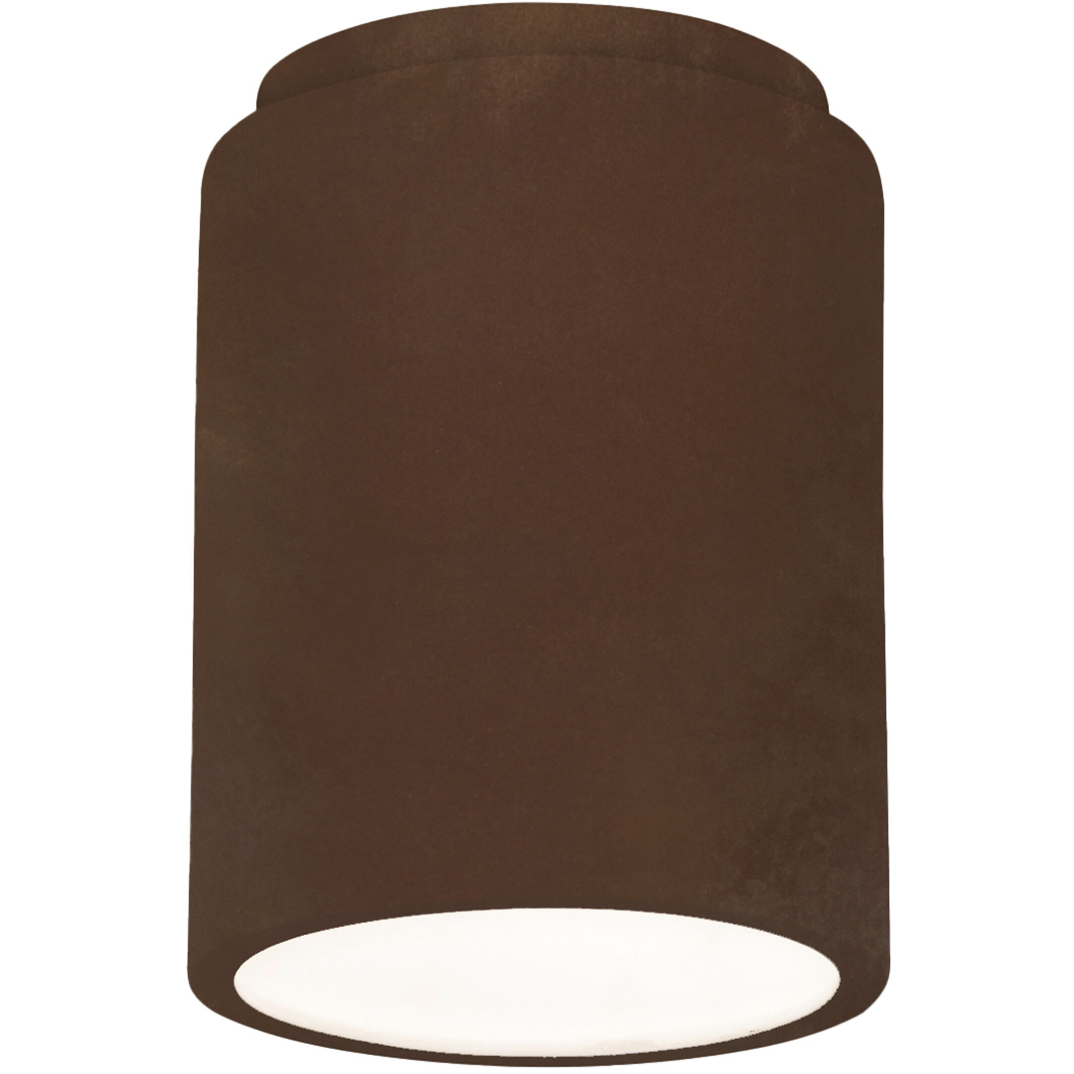 Radiance 1 Light 6.5 inch Real Rust Outdoor Flush Mount, Form+Finish+Function