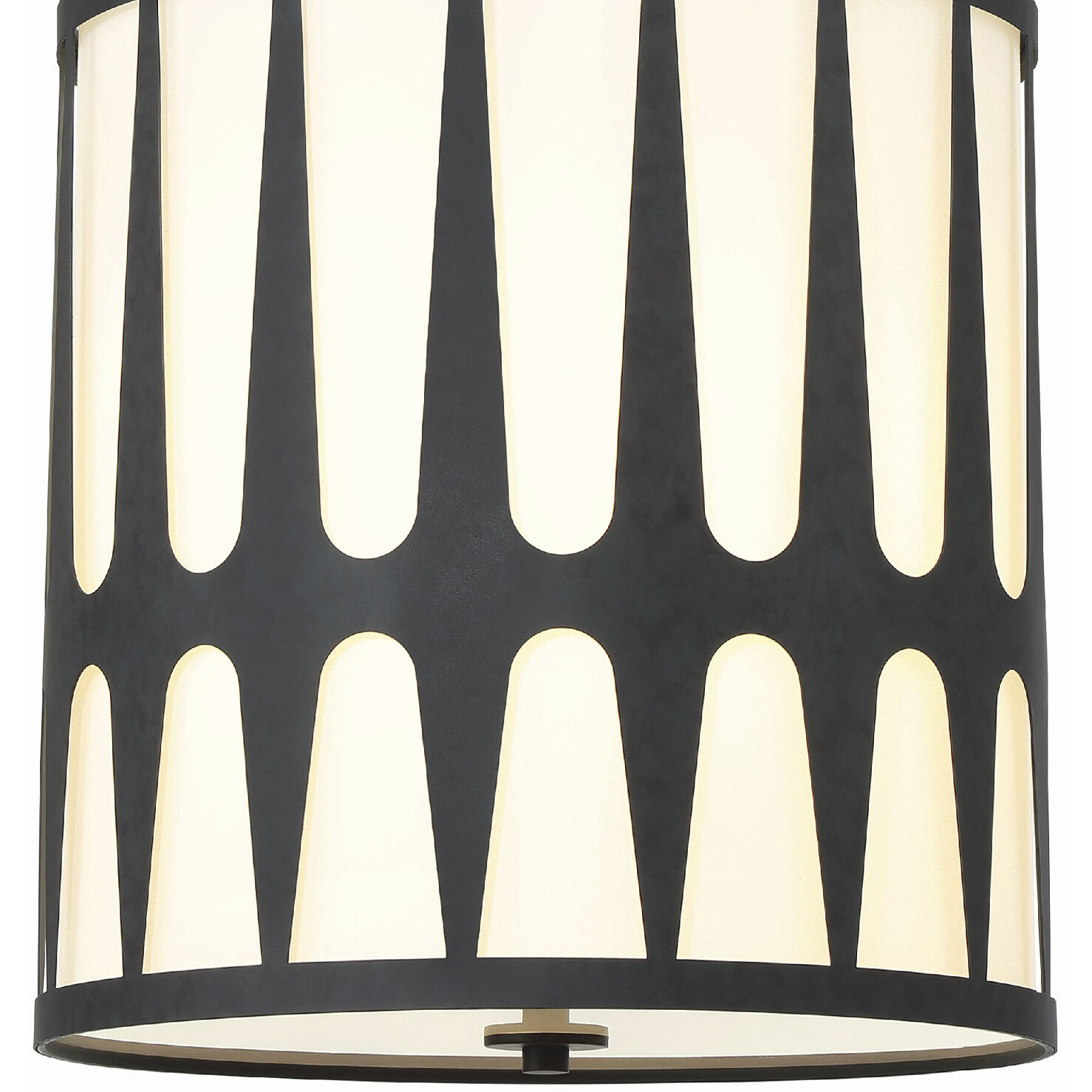 Royston Pendant Ceiling Light in Black