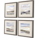 Tirwedd Blue and Beige and Gray and Multi Framed Art