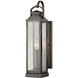 Heritage Revere LED 17 inch Blackened Brass Outdoor Wall Mount Lantern