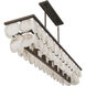 Olyra 8 Light 59.75 inch Plated Dark Bronze Linear Chandelier Ceiling Light
