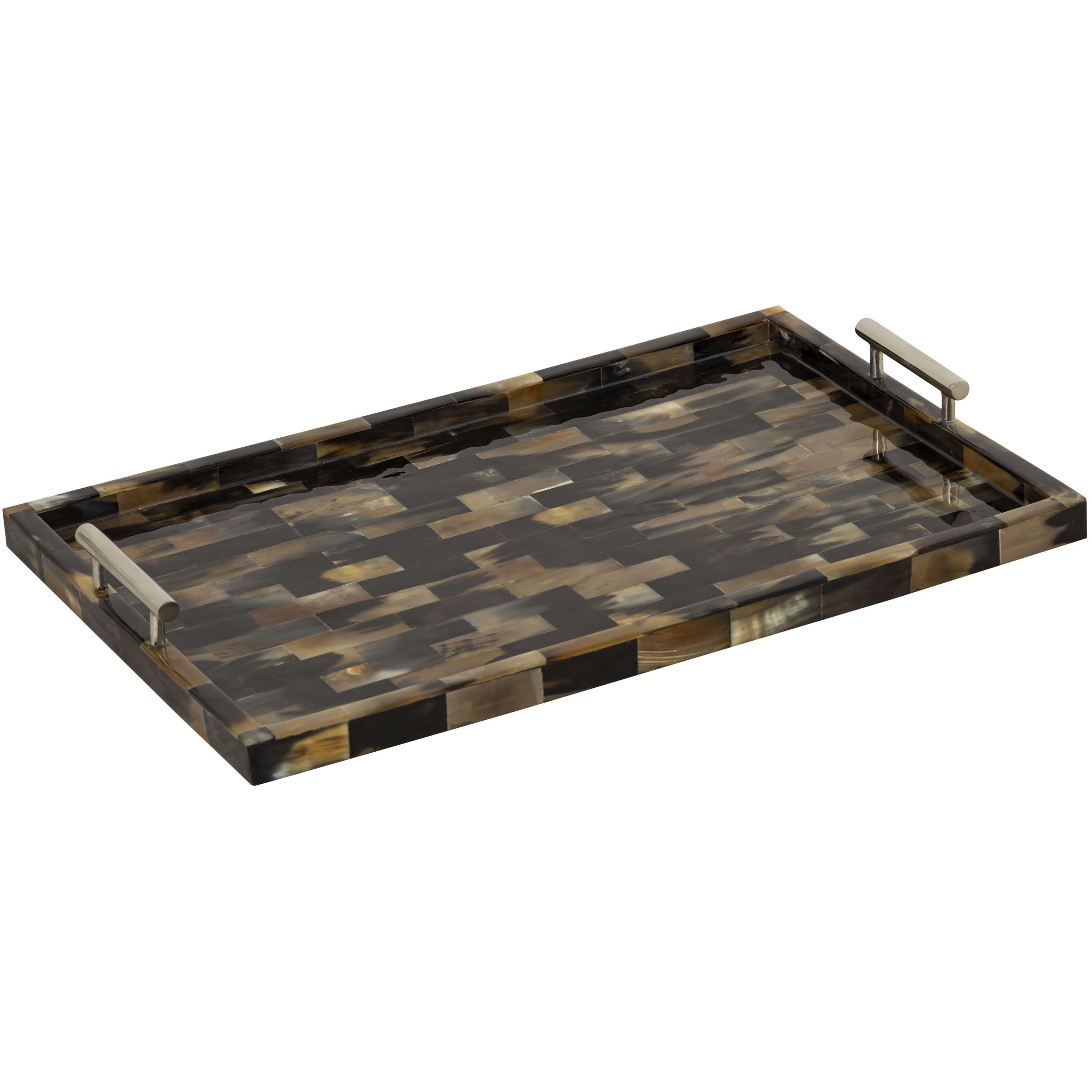 Great Horn Brown with Stainless Steel Tray