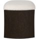 Port Dark Walnut and White Bench