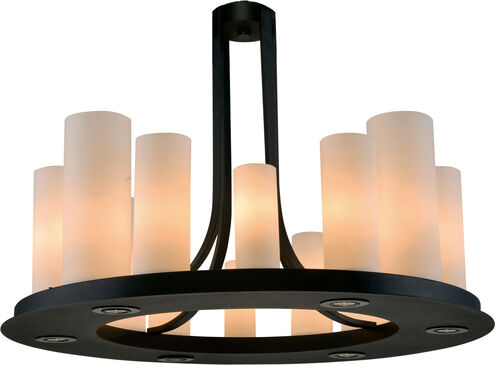 LY Series 32 inch Pendant Ceiling Light, Lights On Bot