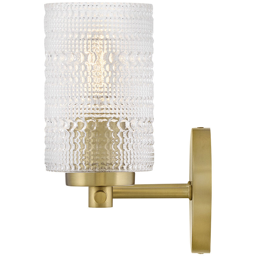 Mabel 2 Light 14 inch Lacquered Brass Bath Light Wall Light