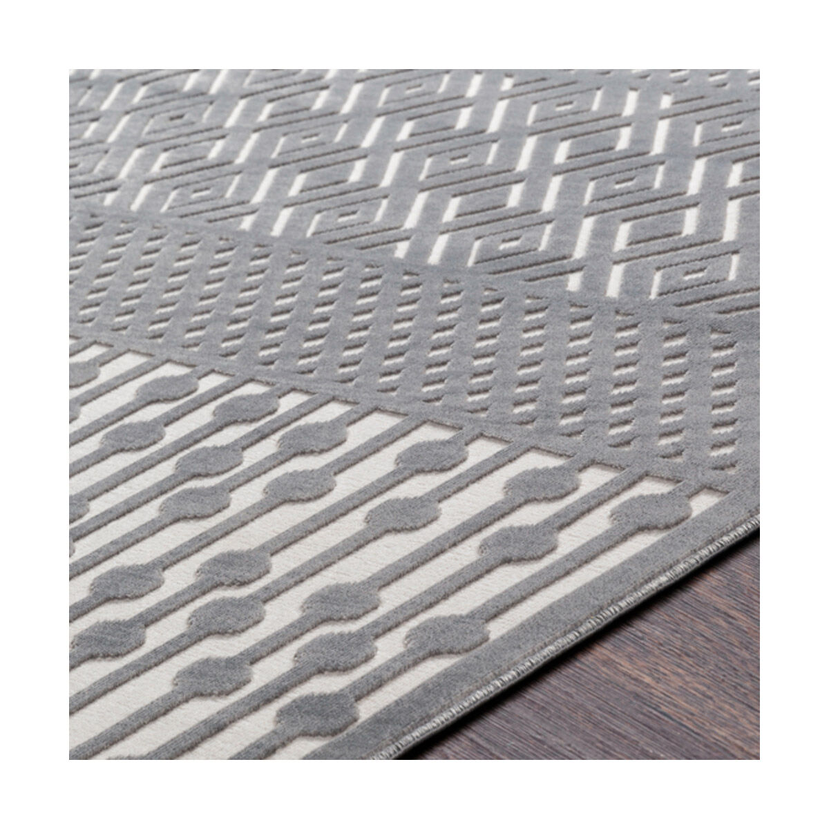 Aesop 87 X 63 inch Sea Foam/Beige Rugs, Rectangle