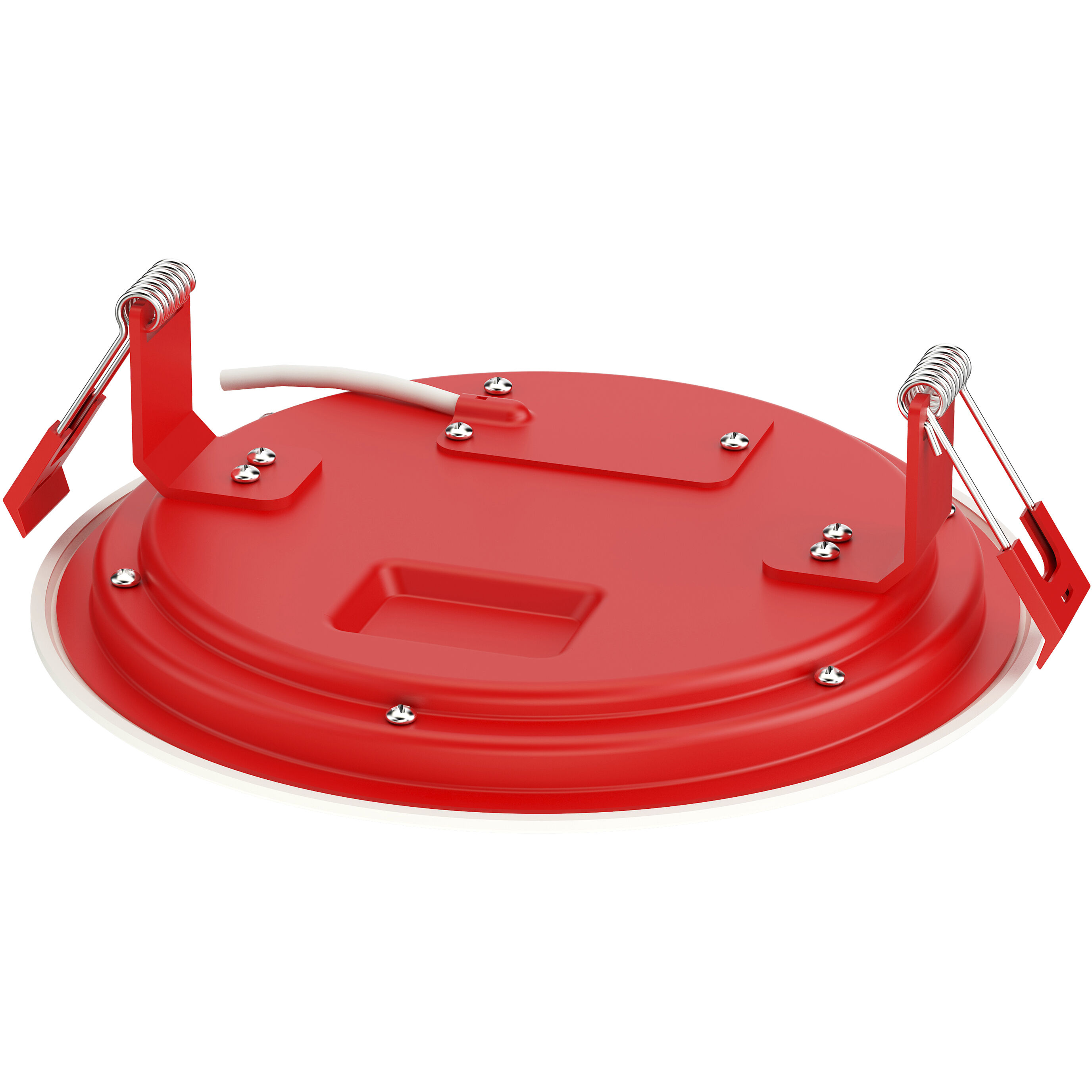 Slim Fire LED 7 inch White Flush Mount Ceiling Light