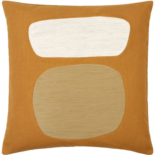 Jason Wu 22 X 22 inch Camel / Brown / Off-White Accent Pillow