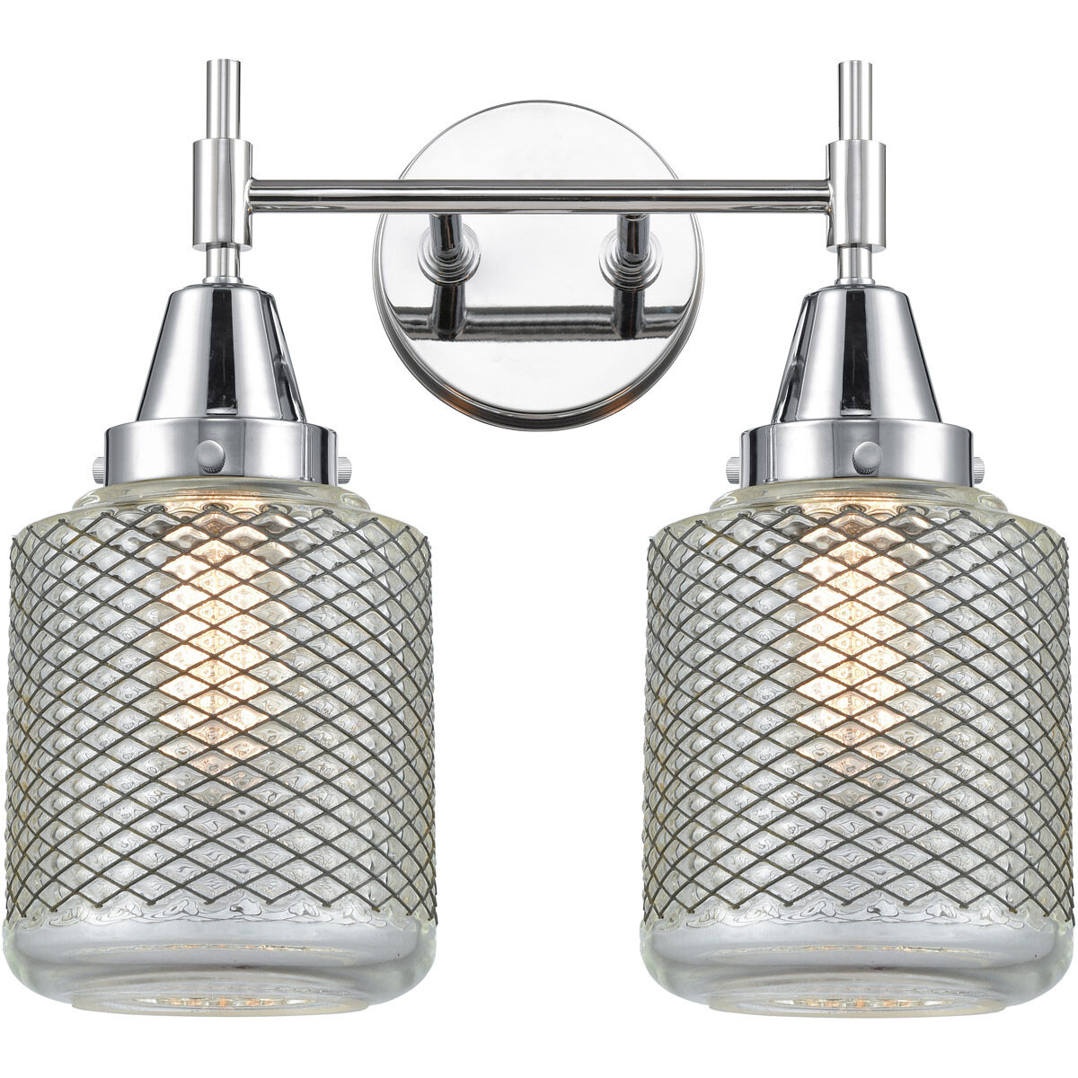 Caden 2 Light 15 inch Polished Chrome Bath Vanity Light Wall Light