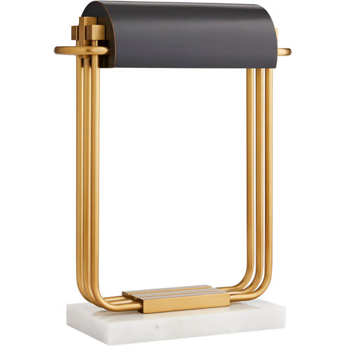 Gideon 20 inch 60.00 watt Antique Brass Table Lamp Portable Light