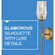 Ana 6 Light 30 inch Heritage Brass Indoor Chandelier Ceiling Light